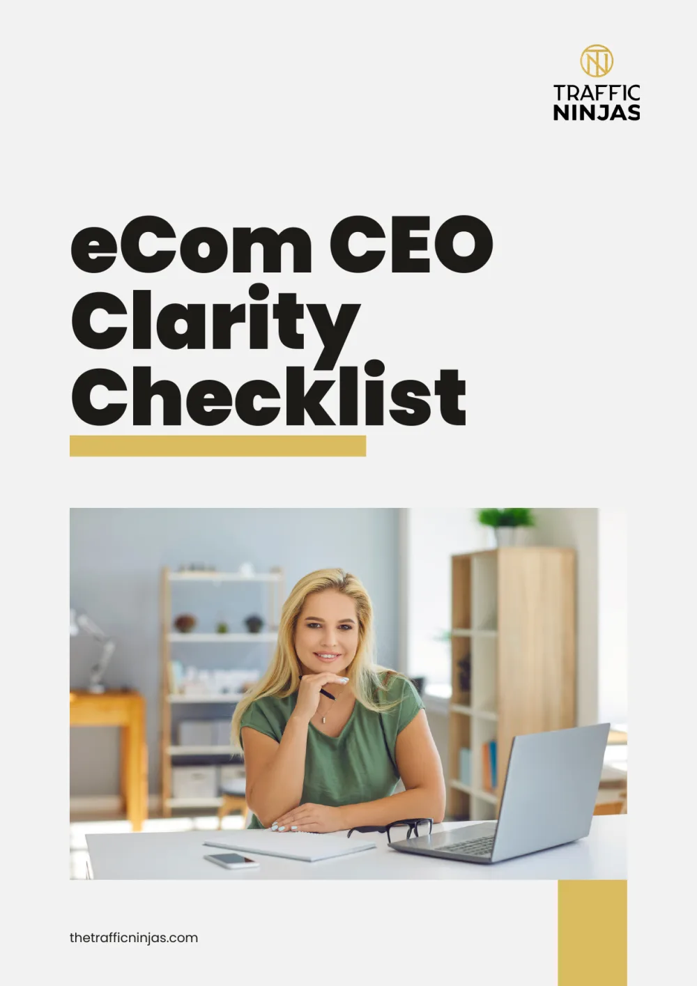 The eCommerce CEO Clarity Checklist cover.